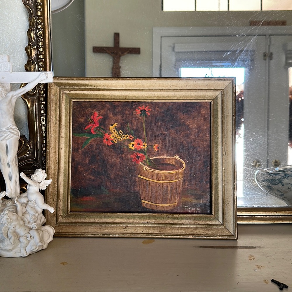 Flowers oil painting